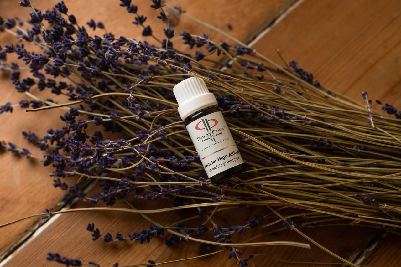 Penny Price Lavender Essential Oil used for Aromatherapy treatments by Julia Walder at Willow Grace Perinatal and Holistic Therapies at Rumwell Hall, Near Taunton, Somerset TA4 1EL. Lavender is a great safe essential oil for use throughout pregnancy.