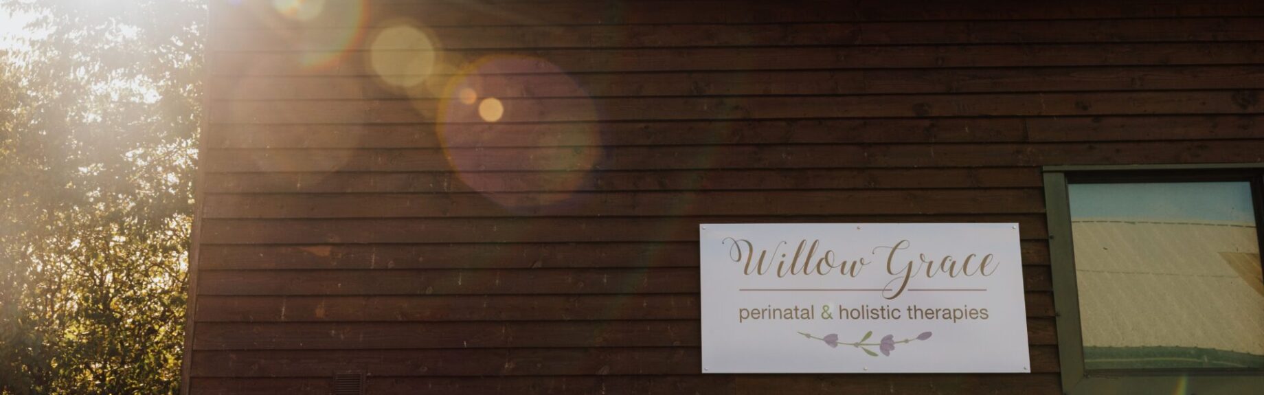 Outside view of the Willow Grace Women's Wellbeing Hub on the Chelston Business Park in Wellington Somerset